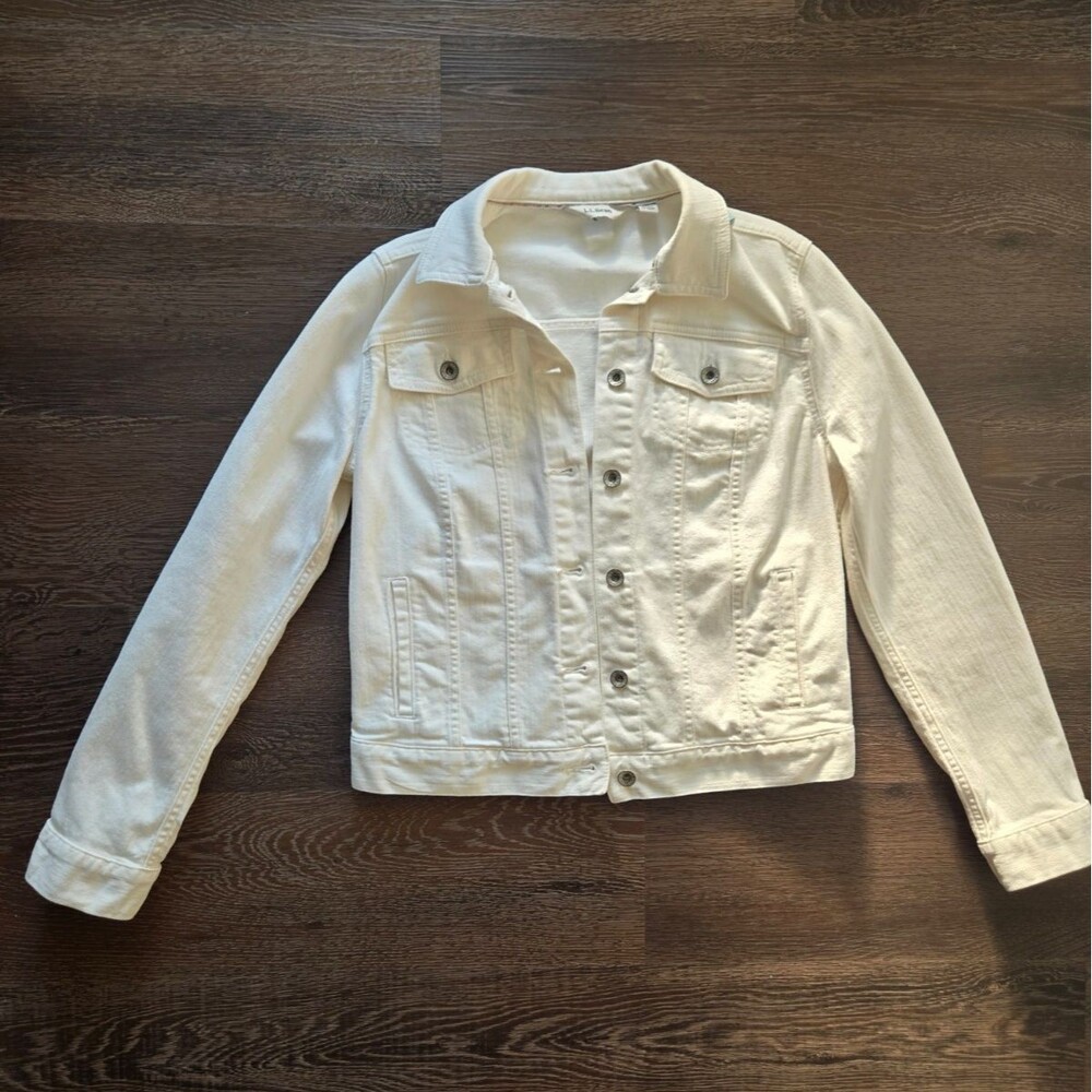 L.L.Bean women’s cream/off-white jacket | Size XS | Excellent condition
